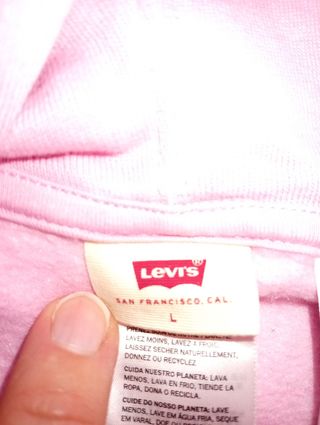 Sudadera corta Levi's rosa