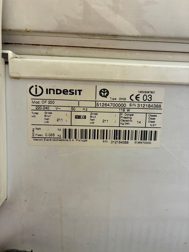 Arcón Congelador Indesit