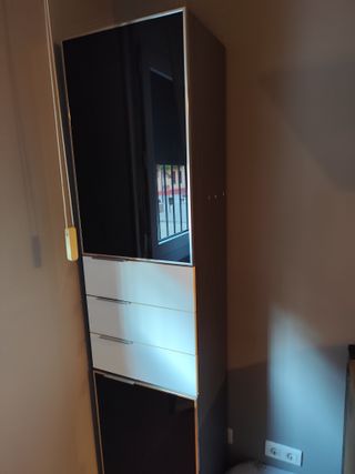 Vitrina Copas Cristal y Madera