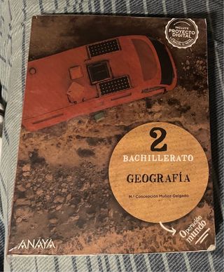 Libro geografía 2 bachillerato
ISBN: 978-84-143-32