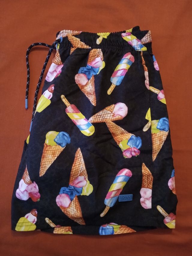 Bañador BOSS Hombre Estampado Helados nuevo