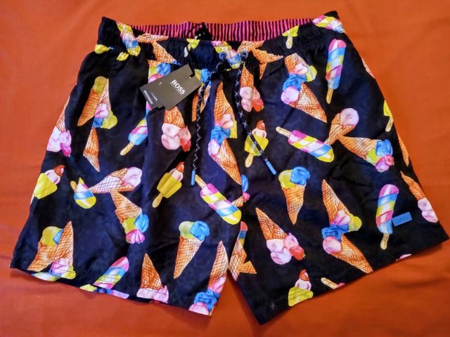 Bañador BOSS Hombre Estampado Helados nuevo