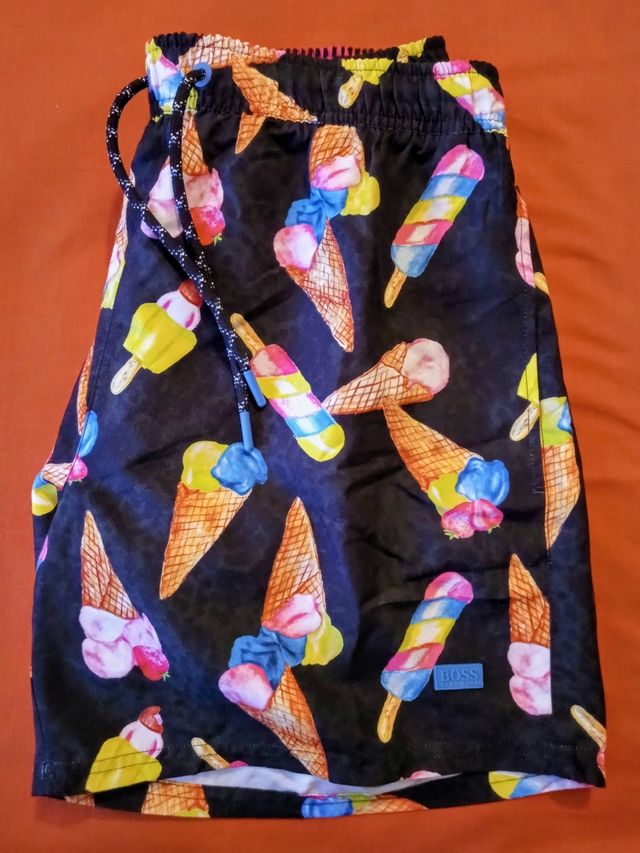 Bañador BOSS Hombre Estampado Helados nuevo