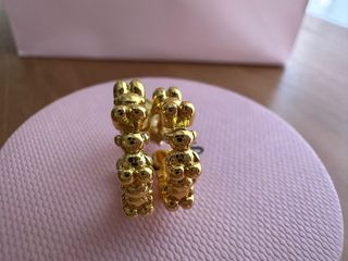 Pendientes TOUS NUEVOS Aro Bold Baño Oro