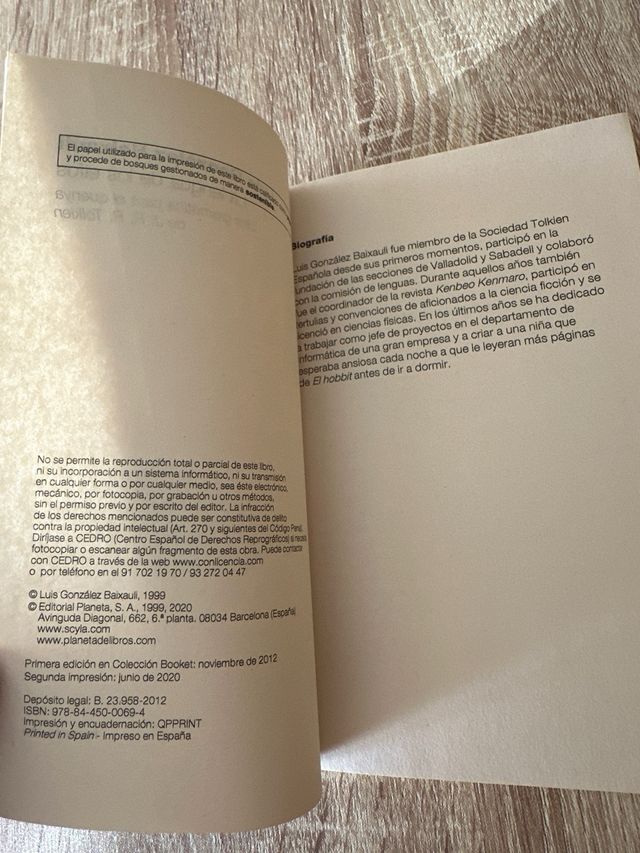 La lengua de los elfos JRR TOLKIEN