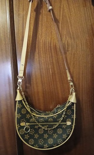 Bolso de hombro con estampado