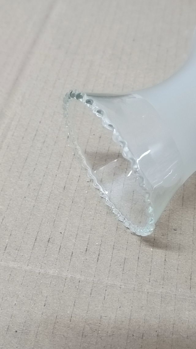 3 Tulipas Cristal Esmerilado Dibujo