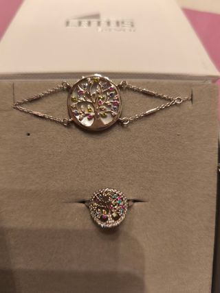 Conjunto Lotus Silver Árbol de la Vida