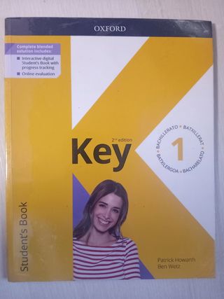 Libro de 1 Bachillerato de Inglés. (Key, Oxford)