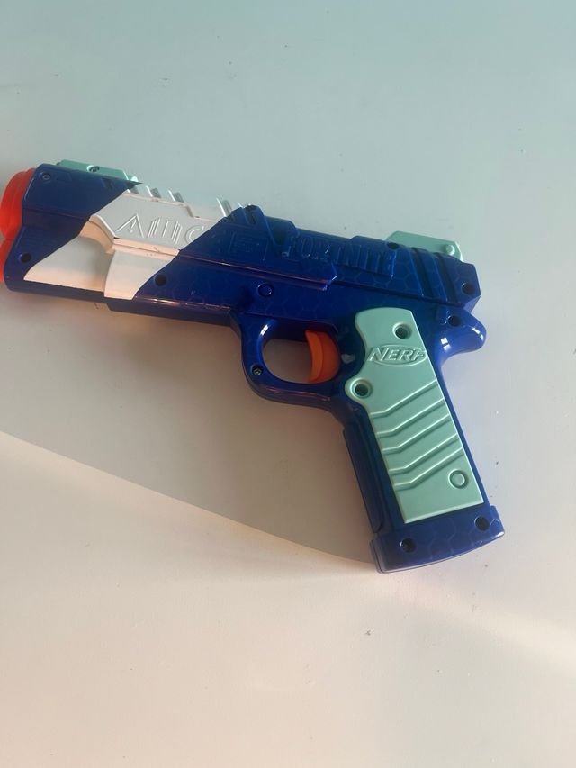 PISTOLA NERF Fortnite Azul
