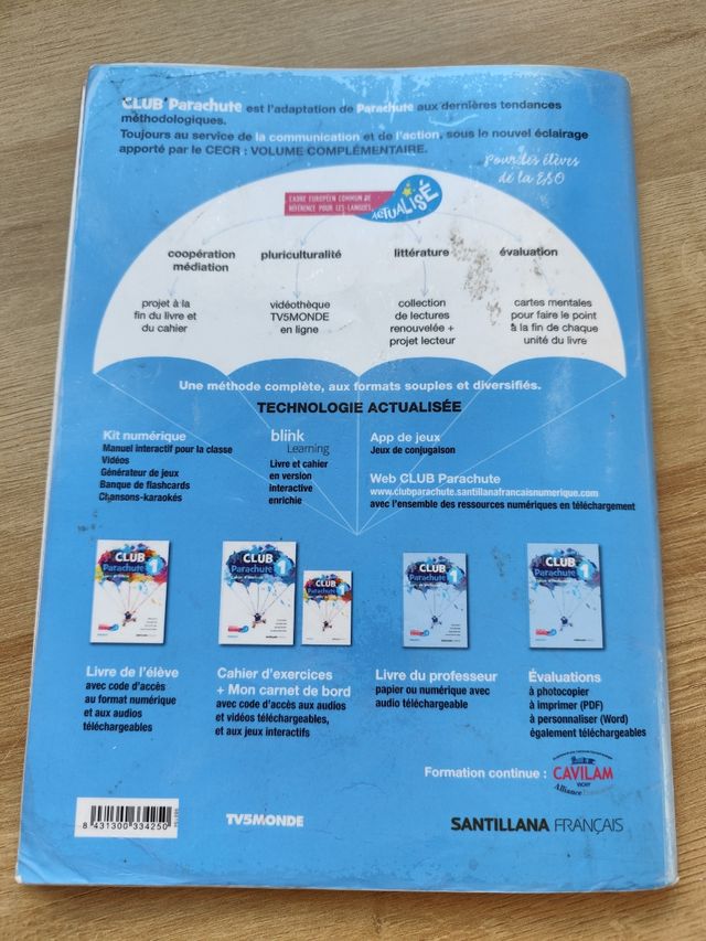 CLUB PARACHUTE 1 PACK LIVRE DE LELEVE