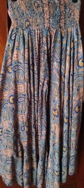 Falda pantalón estampada talla única