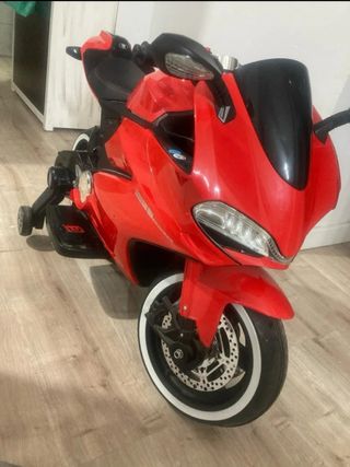 Moto Infantil Eléctrica Ducati 12V Roja