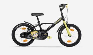 Bicicleta Btwin 16” Dark Hero Negra