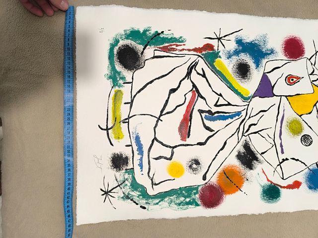 Obra de arte de un seguidor de Joan Miró