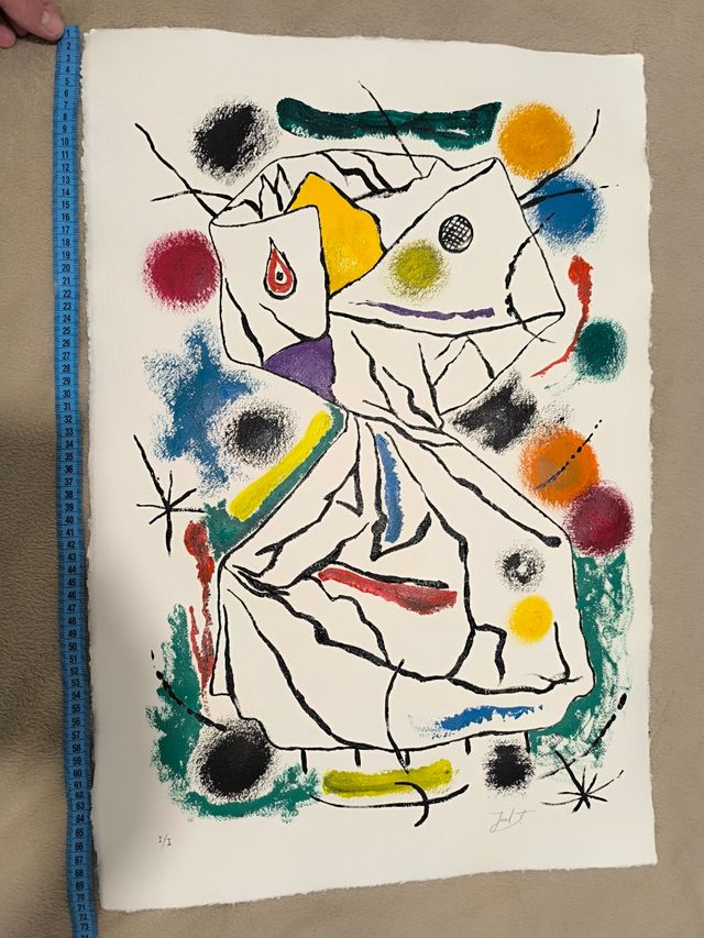 Obra de arte de un seguidor de Joan Miró