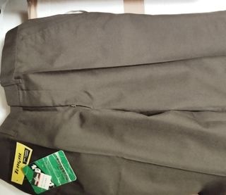 Pantalones acampanados poliéster y lana años 70