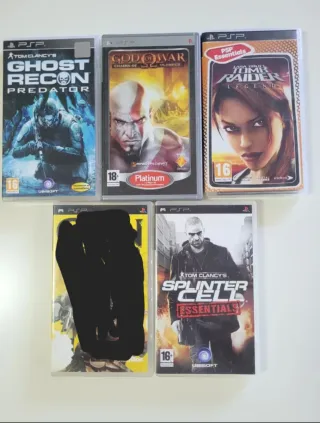 Pack 4 Juegos PSP: Ghost Recon, God of War, Tom