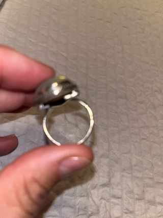 Anillo Piedra Luna Grande Ajustable