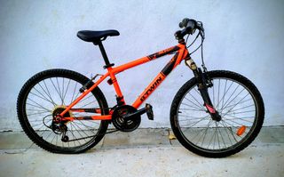 Bicicleta BTWIN Rockrider 24 Naranja