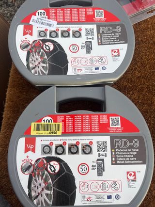 Cadenas para nieve RD-9
2 juegos 