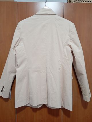 Chaqueta Mango salmón claro Mujer