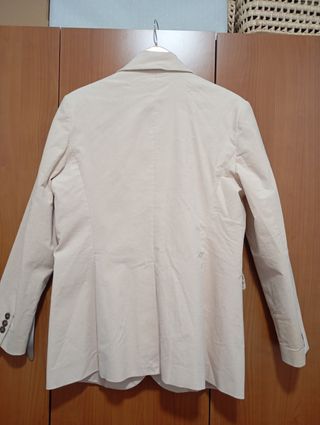 Chaqueta Mango salmón claro Mujer