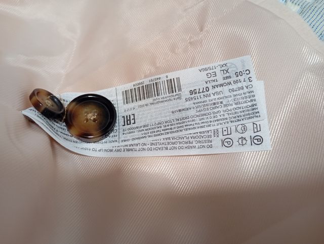 Chaqueta Mango salmón claro Mujer