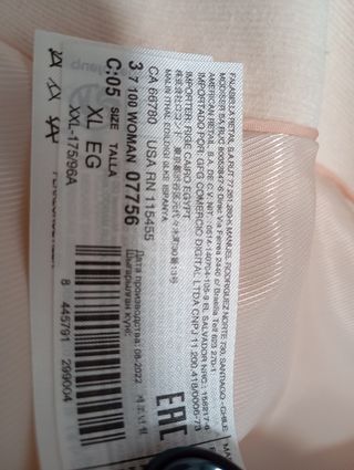 Chaqueta Mango salmón claro Mujer