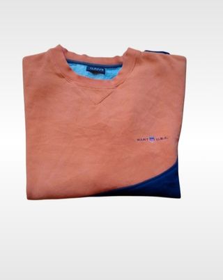 Sudadera Gant USA Vintage Azul/Naranja