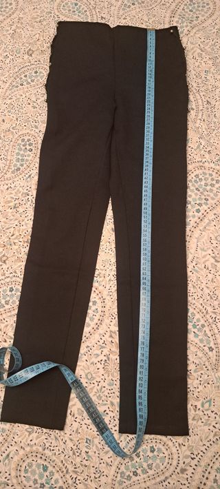 2 Leggings ZARA Mujer T.XS Negro y Blanco/Negro