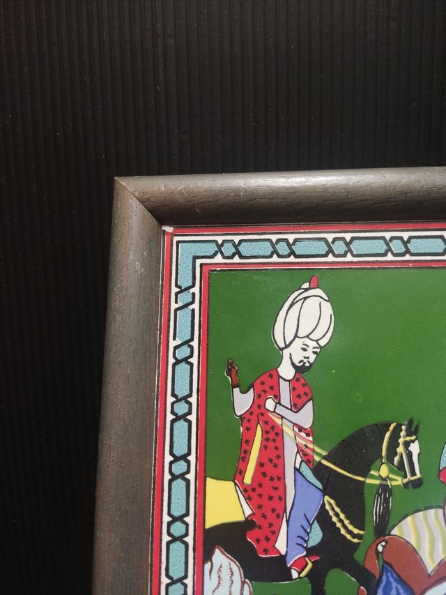 Azulejo turco pintado a mano