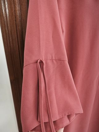 Vestido rosa H&M manga larga