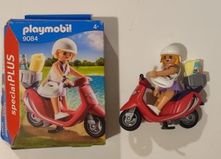 Playmobil Chica en Moto 9084