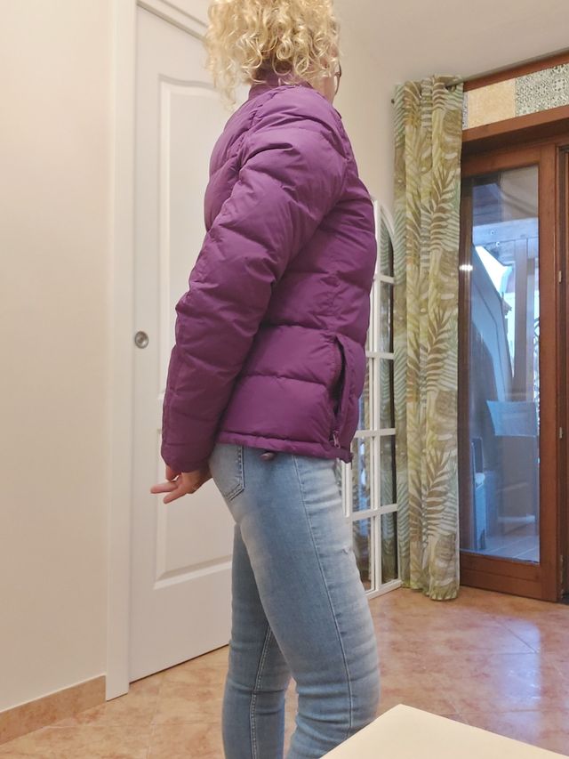 Piumino donna viola