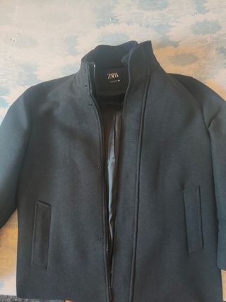 Abrigo Zara XL Negro