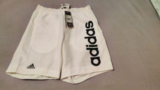 Pantalón corto Adidas blanco