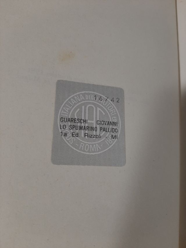 Lo spumarino pallido