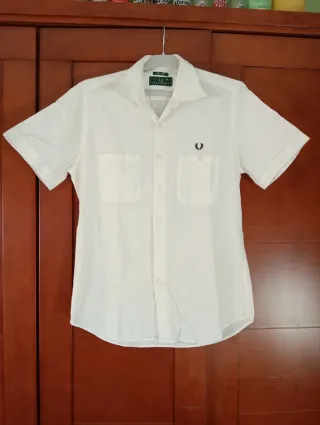 Camisa Fred Perry Blanca Talla M original