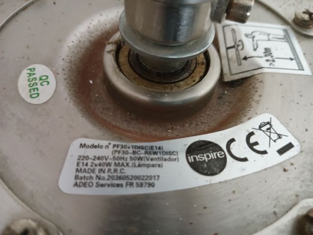 Ventilador de Techo Metálico