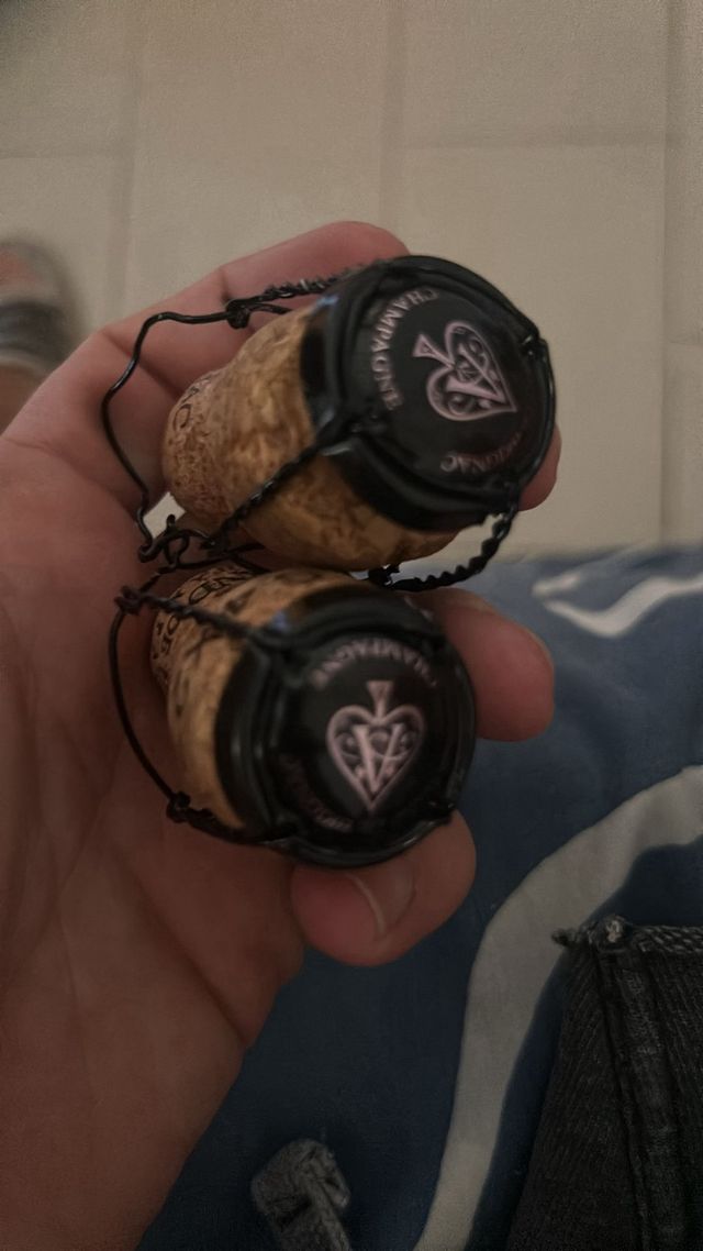 Bottiglie vuote Armand de Brignac Rose | Decorazione