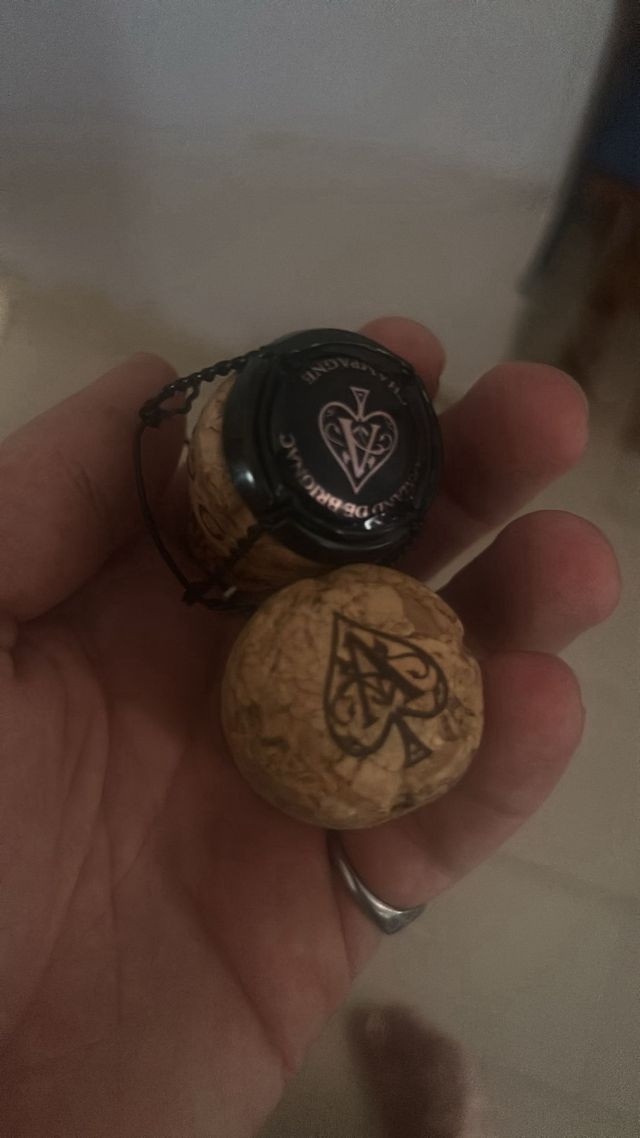 Bottiglie vuote Armand de Brignac Rose | Decorazione