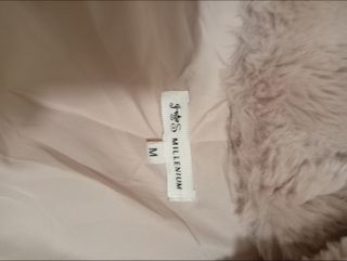 Abrigo de pelo rosa