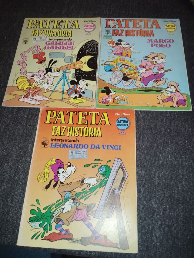 Revistas B. Desenhada Pateta Faz História Vintage