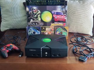 XBOX CLÁSICA CON CHIP XECUTER 2+ JUEGAZOS+CAJA 