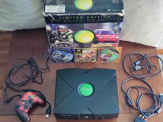 XBOX CLÁSICA CON CHIP XECUTER 2+ JUEGAZOS+CAJA 