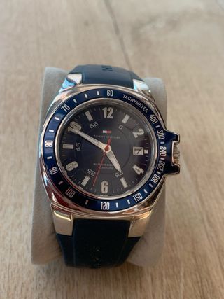 Reloj Tommy Hilfiger Azul y Plateado
