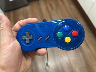 Mando Super Famicom Nintendo Azul