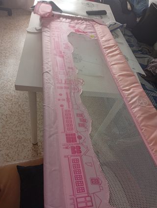 Barandilla de Cama Infantil Rosa