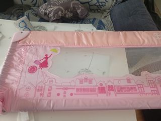 Barandilla de Cama Infantil Rosa